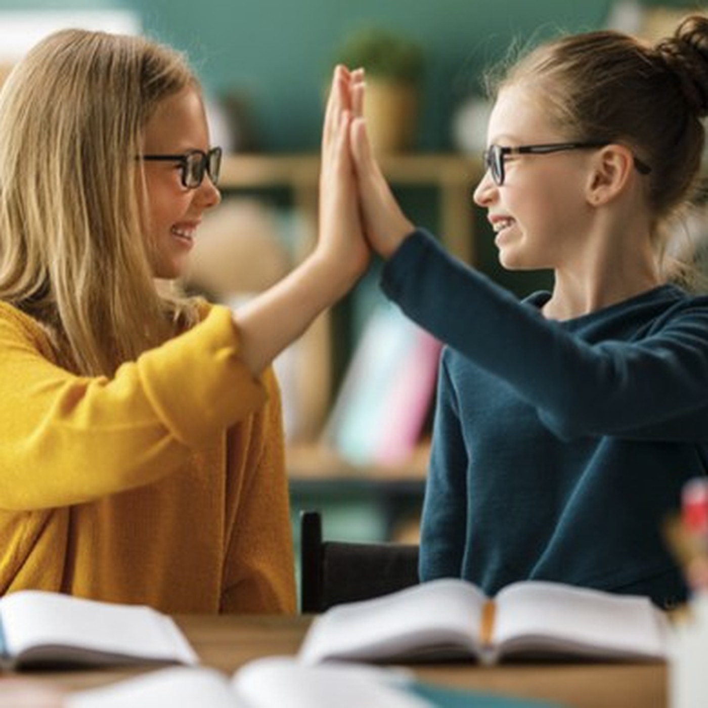 Kinderen die samen leren
