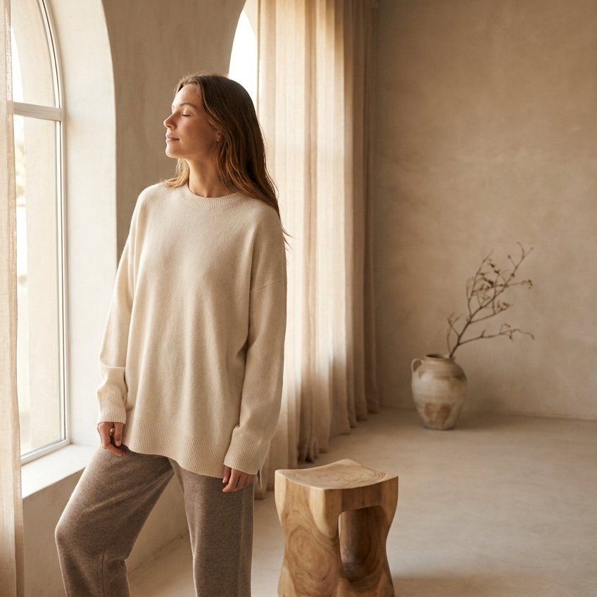 Vrouw daglicht vitamine D