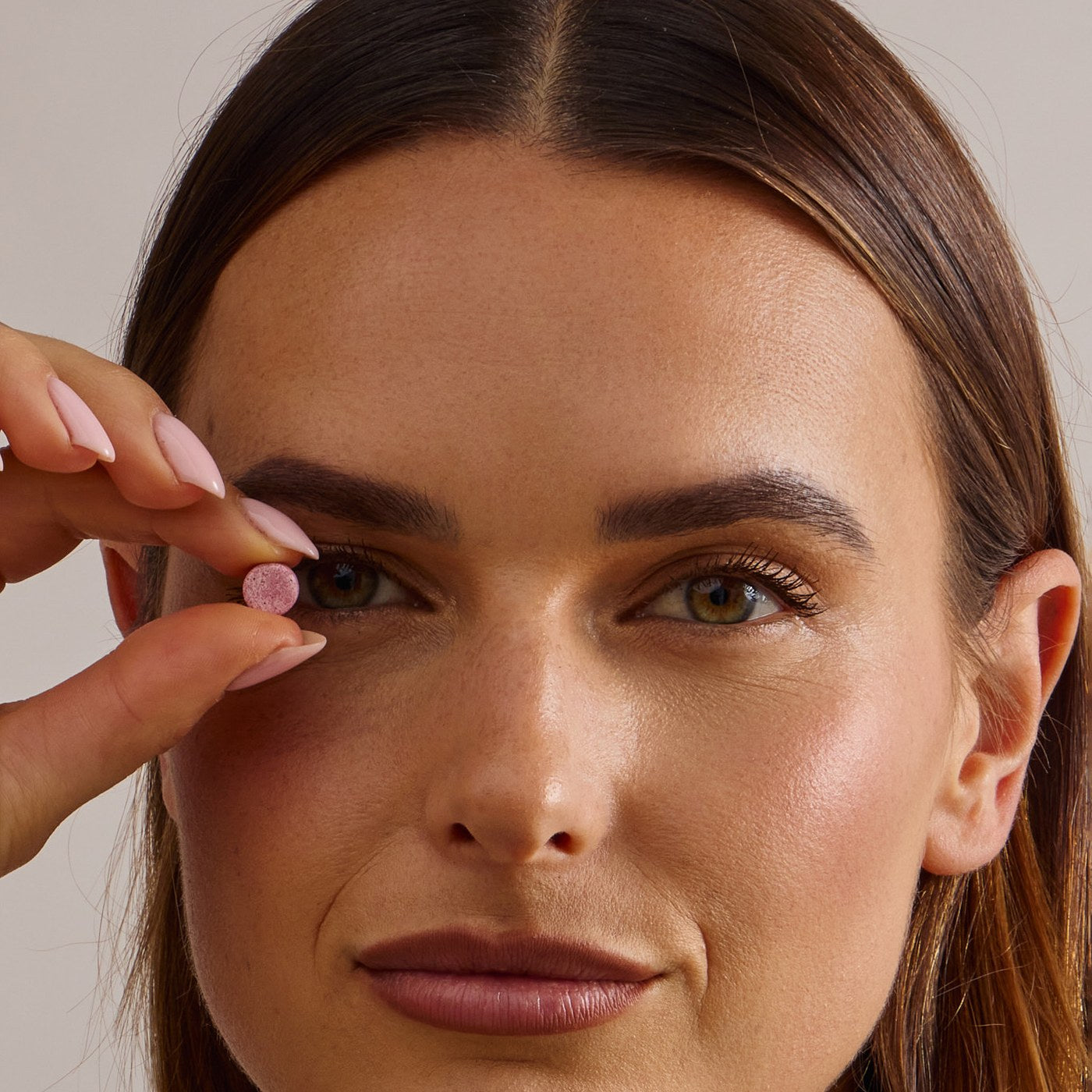 Vrouw met ScKIN Vitamin B12+