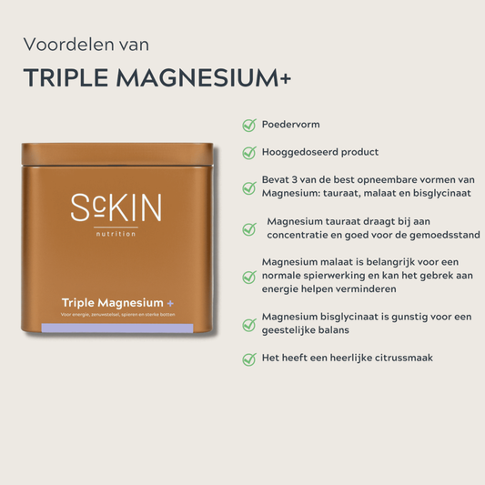 ScKIN Nutrition, Triple Magnesium+