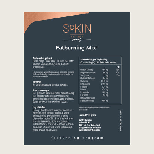 ScKIN Nutrition, Fatburning Program