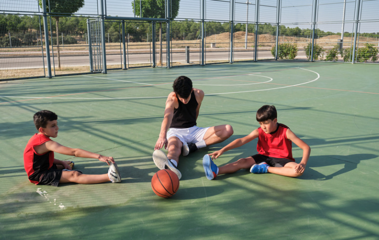 Kinderen sporten