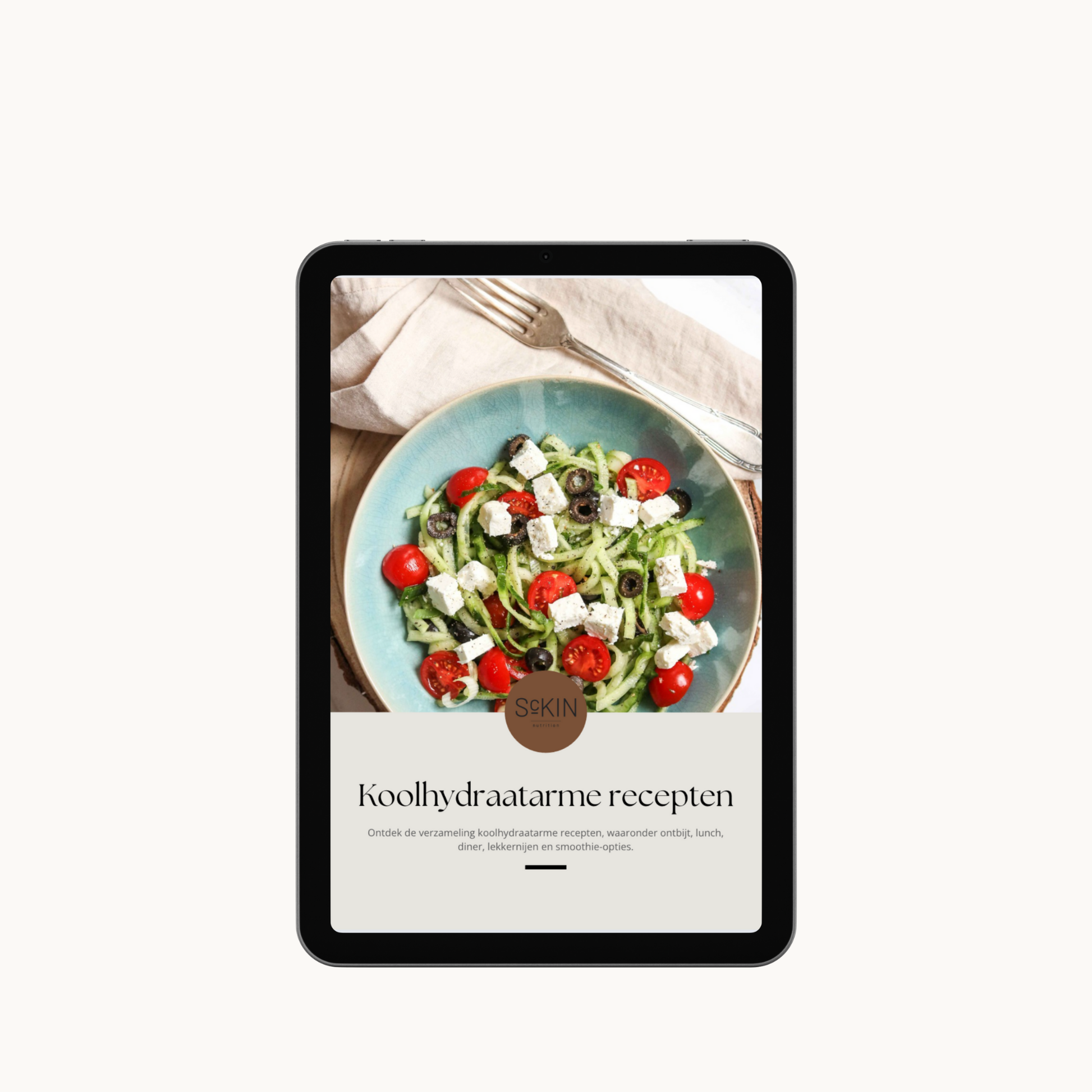 ScKIN Nutrition, E-book Koolhydraatarme Recepten